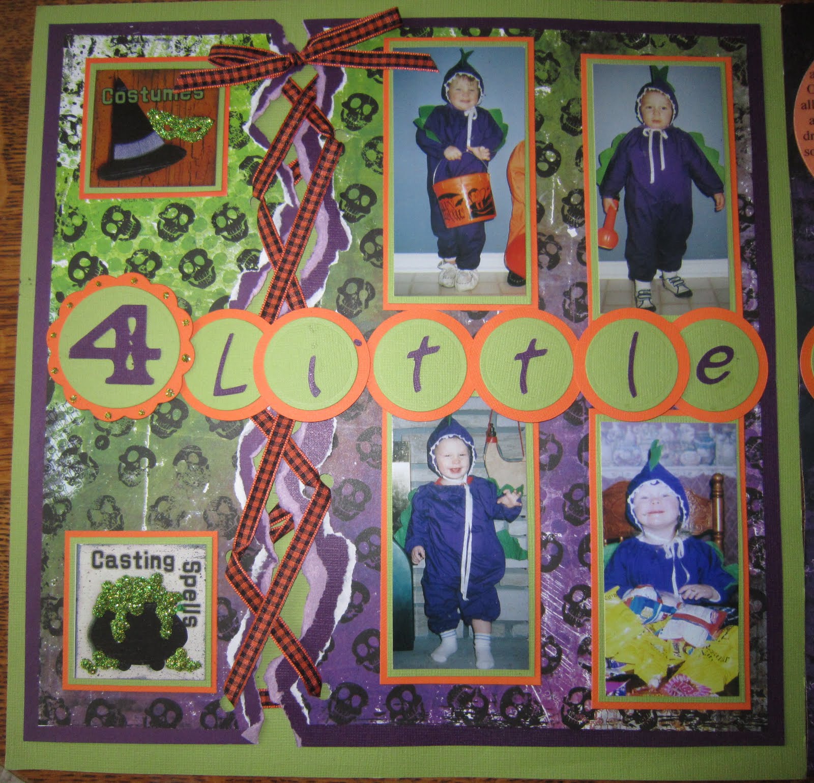 Stamping, Scrapbooking and Card Hobbyist A Spooky Layout