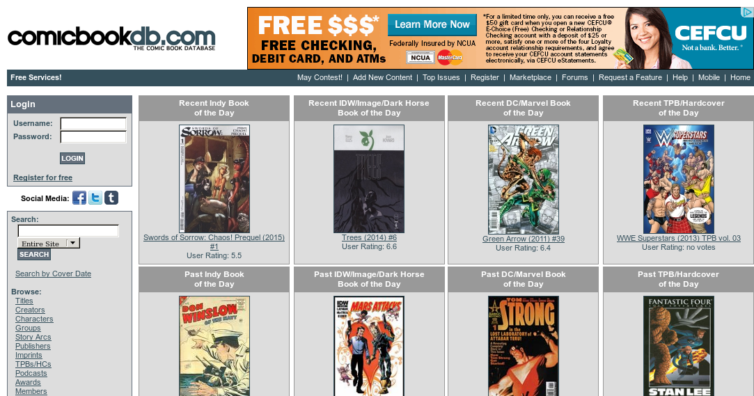 Kleefeld on Comics Comic Book Databasing