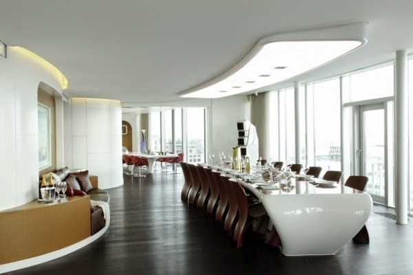 Cool recessed for a special effect in the interior design