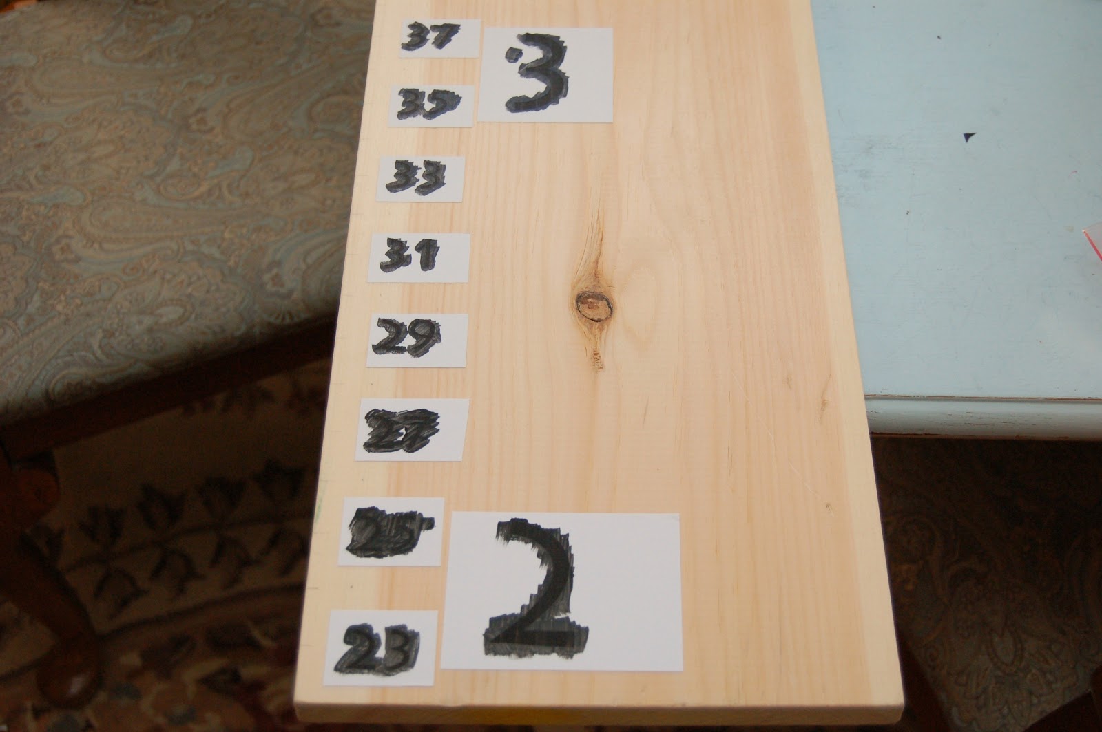 Diary of a Crafty Lady: Wooden Growth Chart