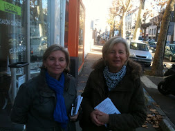 commerçants route de Paris avec Sophie Jozan