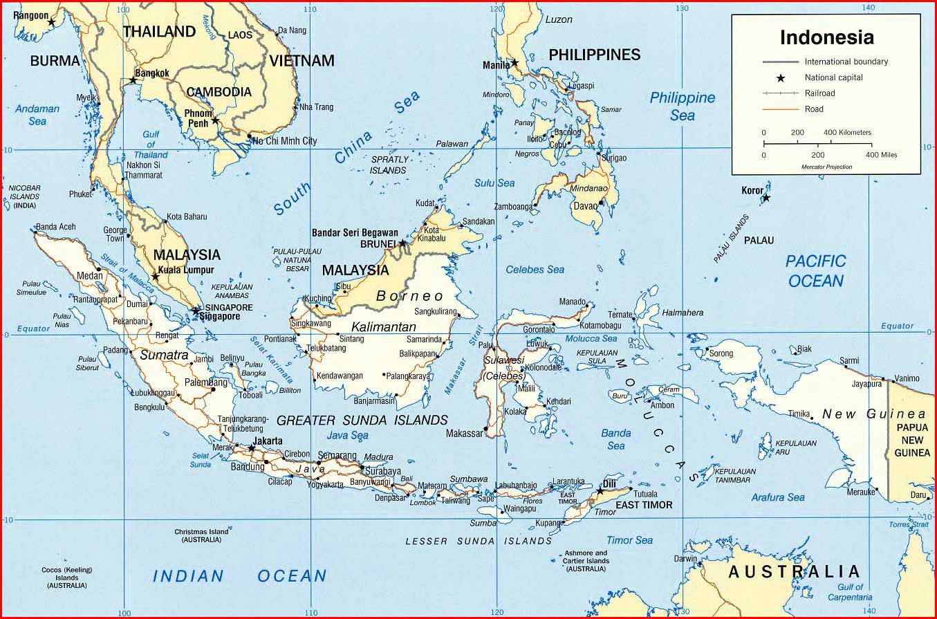 Peta Wilayah / Negara Indonesia