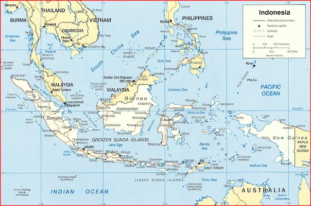 Gambar Peta Politik Indonesia