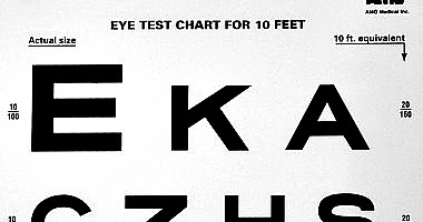Eye Chart Actual Size