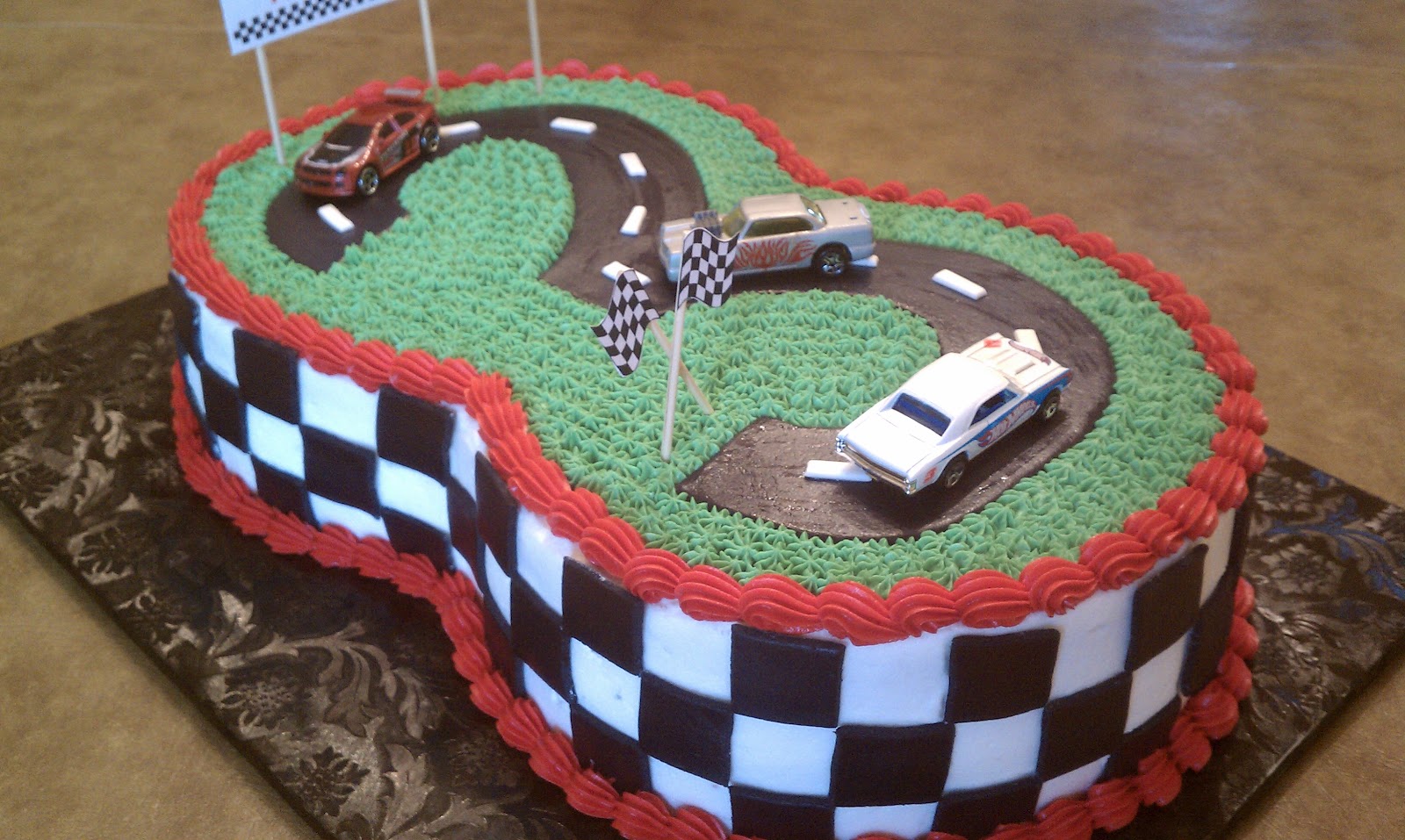 Happy Birthday Cake With Car