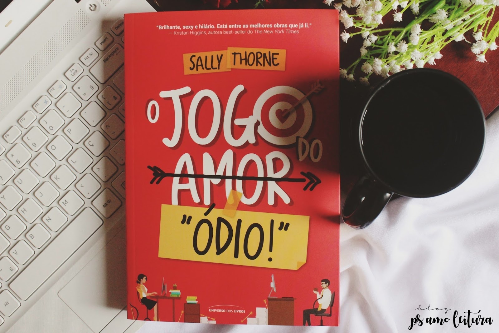Marca Página O Jogo do Amor Ódio Sally Thorne - Mania dos Leitores