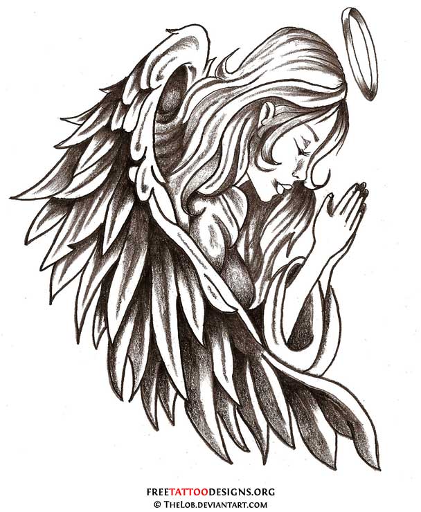 Guardian Angel Tattoos - Type Tattoos