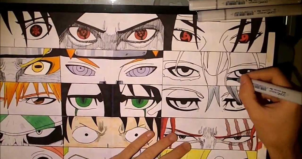 Cara Menggambar Mata Laki-Laki Ala Manga