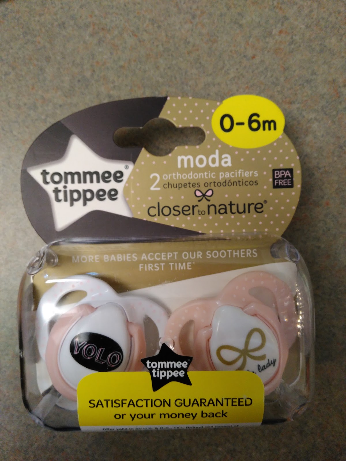 tommee tippee moda pacifier