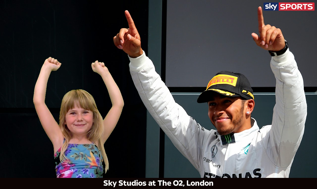 Me and my shadow: Sky Sports at the Sky Studio O2