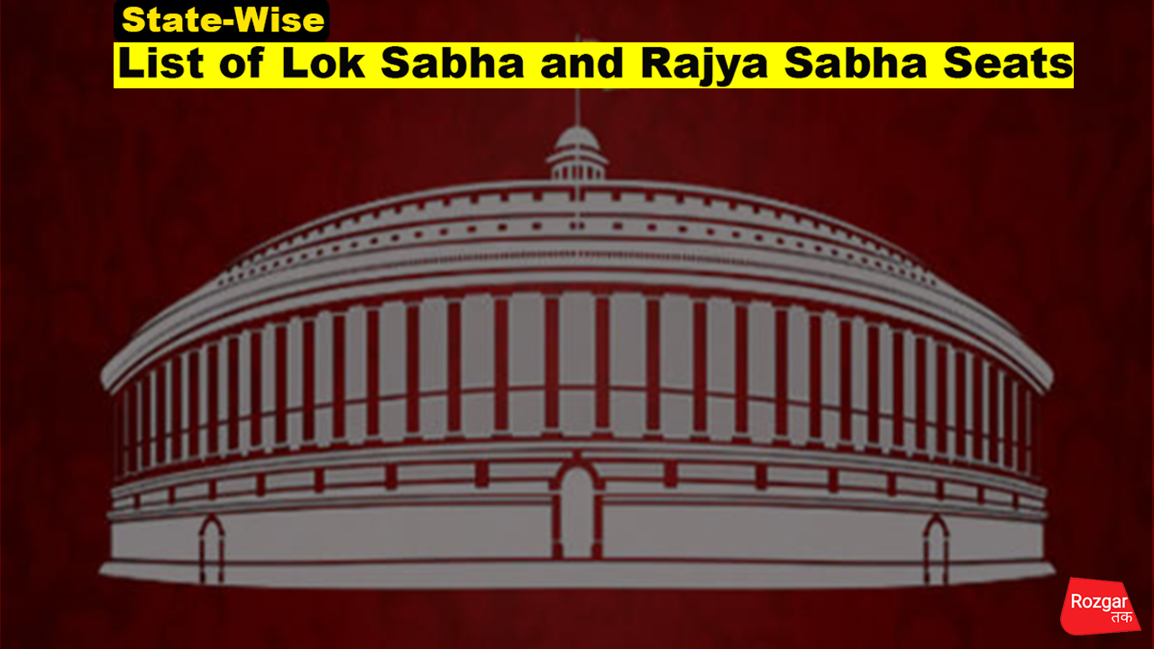 List of Lok Sabha and Rajya Sabha seats in India Statewise list