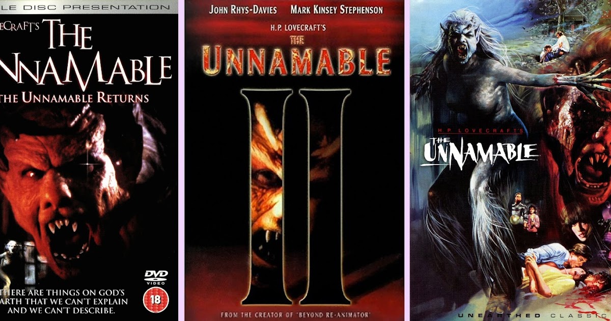 DVD Exotica: Pulp Fun Lovecraft, The Unnamable I & II (DVD/ Blu-ray  Comparison)
