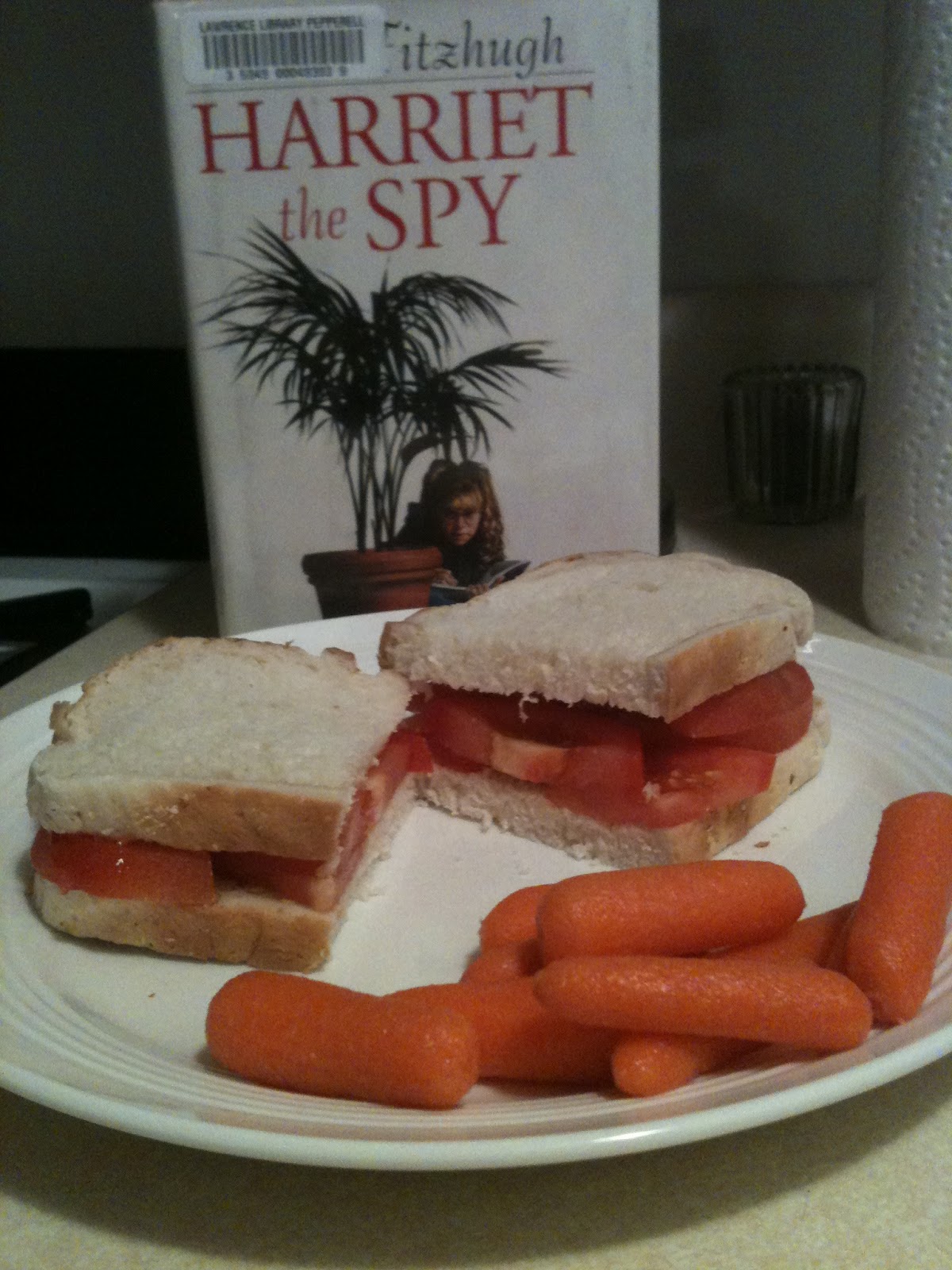 Kat Cooks the Books Harriet the Spy Tomato Sandwiches