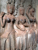 Female devatas - Angkor Wat