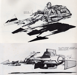 wars star bike speeder concept joe johnston jedi return mcquarrie episode ralph vehicles sketch nilo jamero rodis sketches soa sketchbook