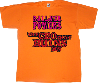 steve ballmer bill gates microsoft useless CEOs austin Powers movie t-shirt ephemeral-t-shirts
