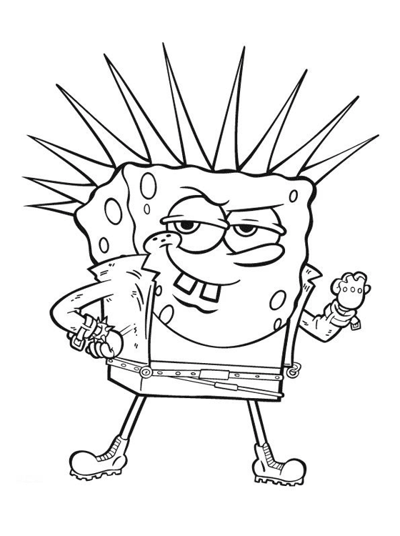 Kids Page Spongebob Coloring Pages For Kids