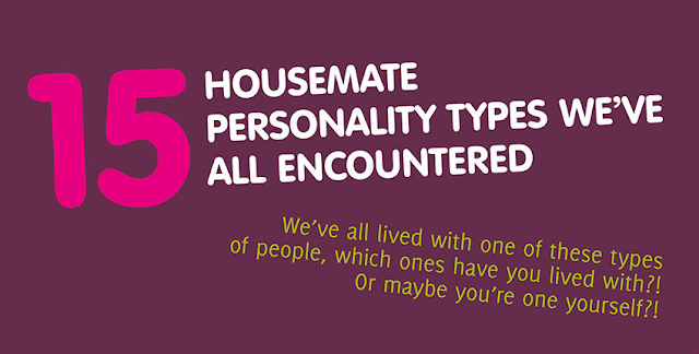 Image: 15 Housemates Personality Types We've All Encountered