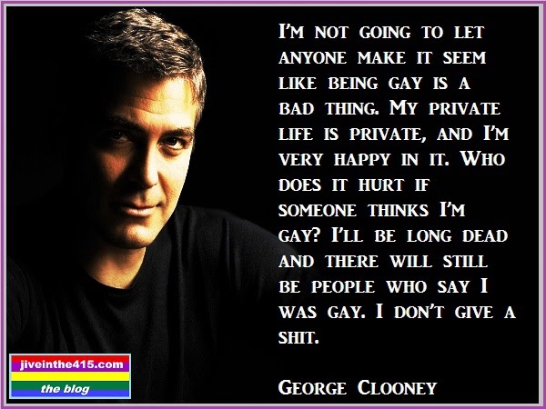 Is George Cloony Gay 87