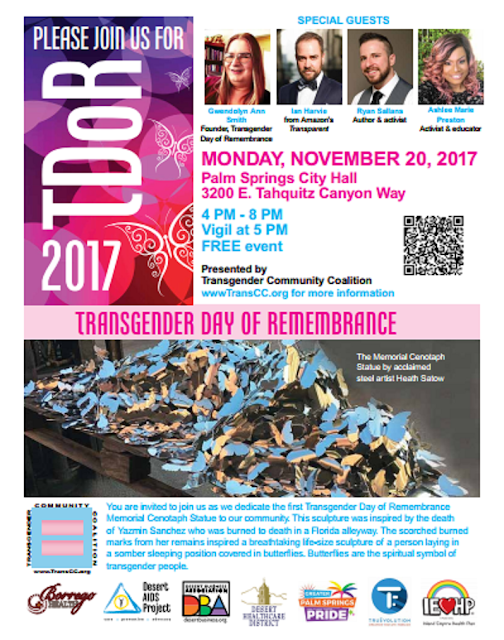   Transgender Day of Remembrance - Leaflet