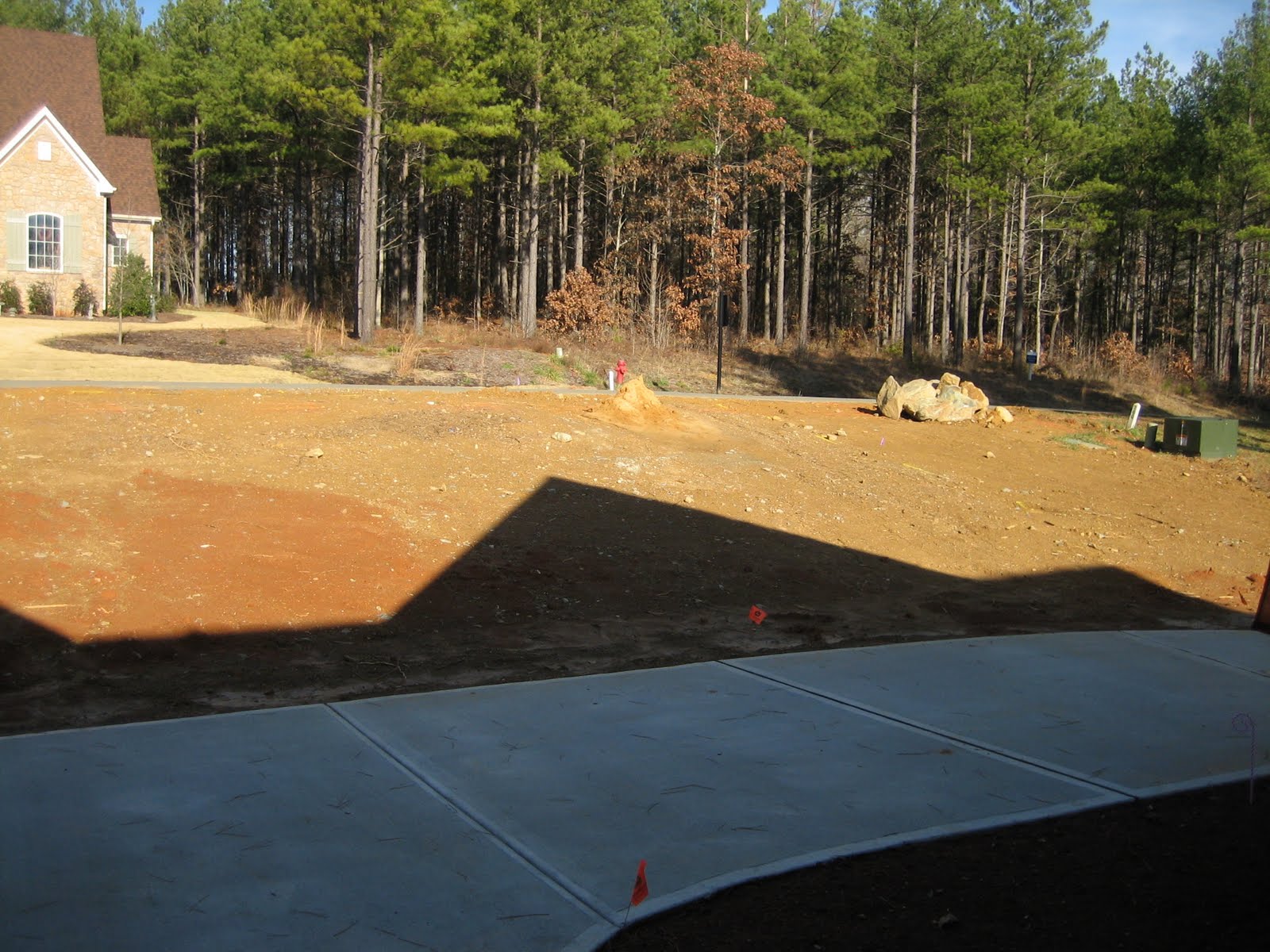 Our New Home Dirt Yard Part 1 of 2