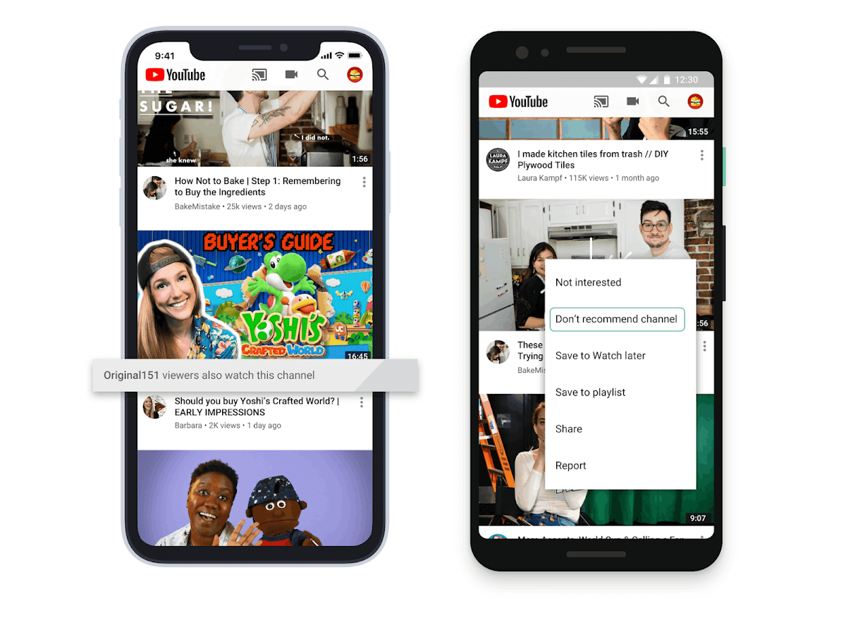 YouTube adding some tools to give people more control over recommended videos