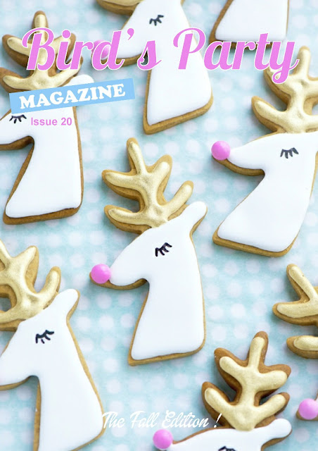 Bird's Party Magazine | Winter Edition 2017 is packed with ideas for birthdays, Christmas, New Year's Eve and winter celebrations, recipes, DIYs and crafts! by BirdsParty.com @birdsparty #partymagazine #holidaypartyguide #holidaygiftguide #bloggergiftguide #partyblogger #onlinemagazine #christmaspartyideas
