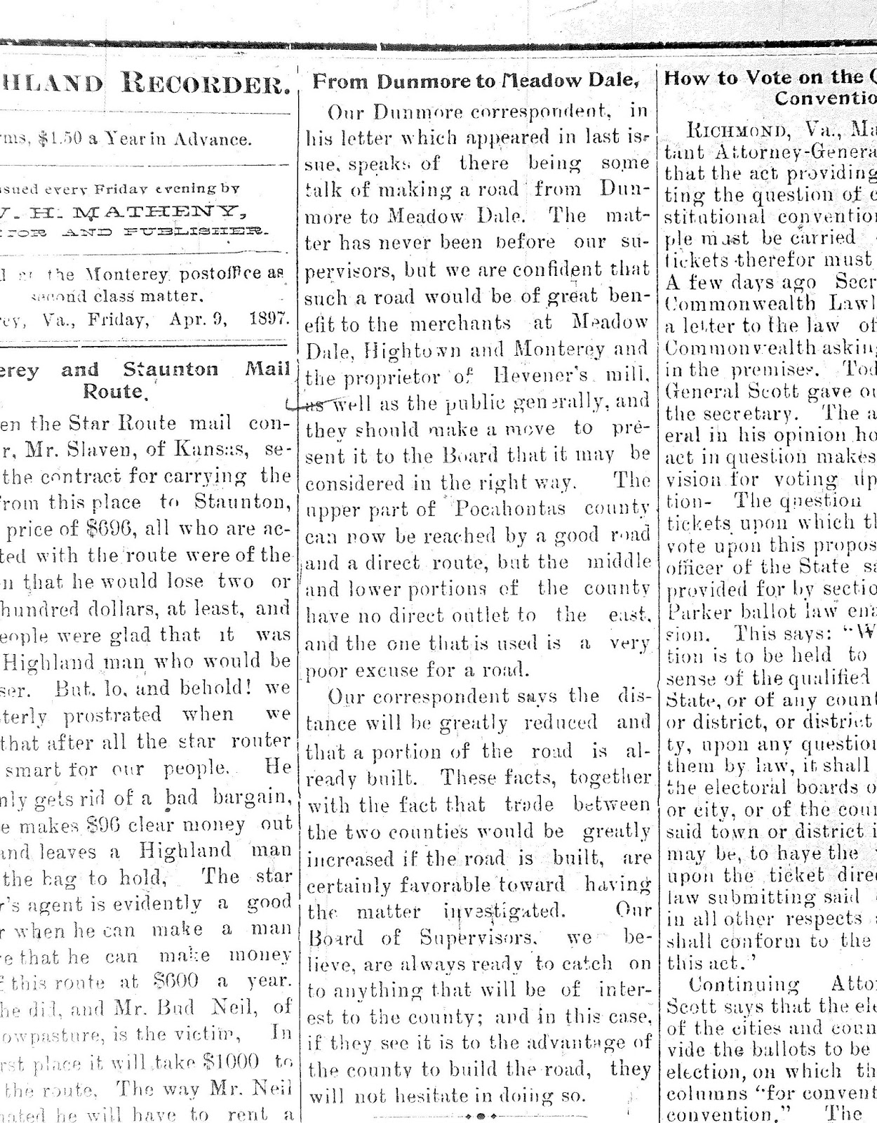 Super Wide Blog Highland Recorder 2000