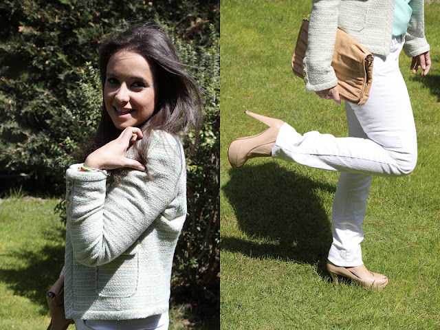 Coser camisa verde mint