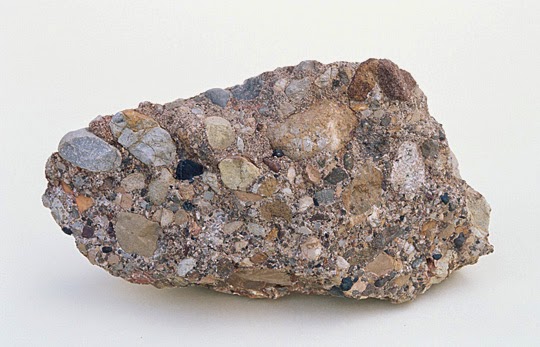Minerais, Rochas e Fósseis: ROCHA - CONGLOMERADO