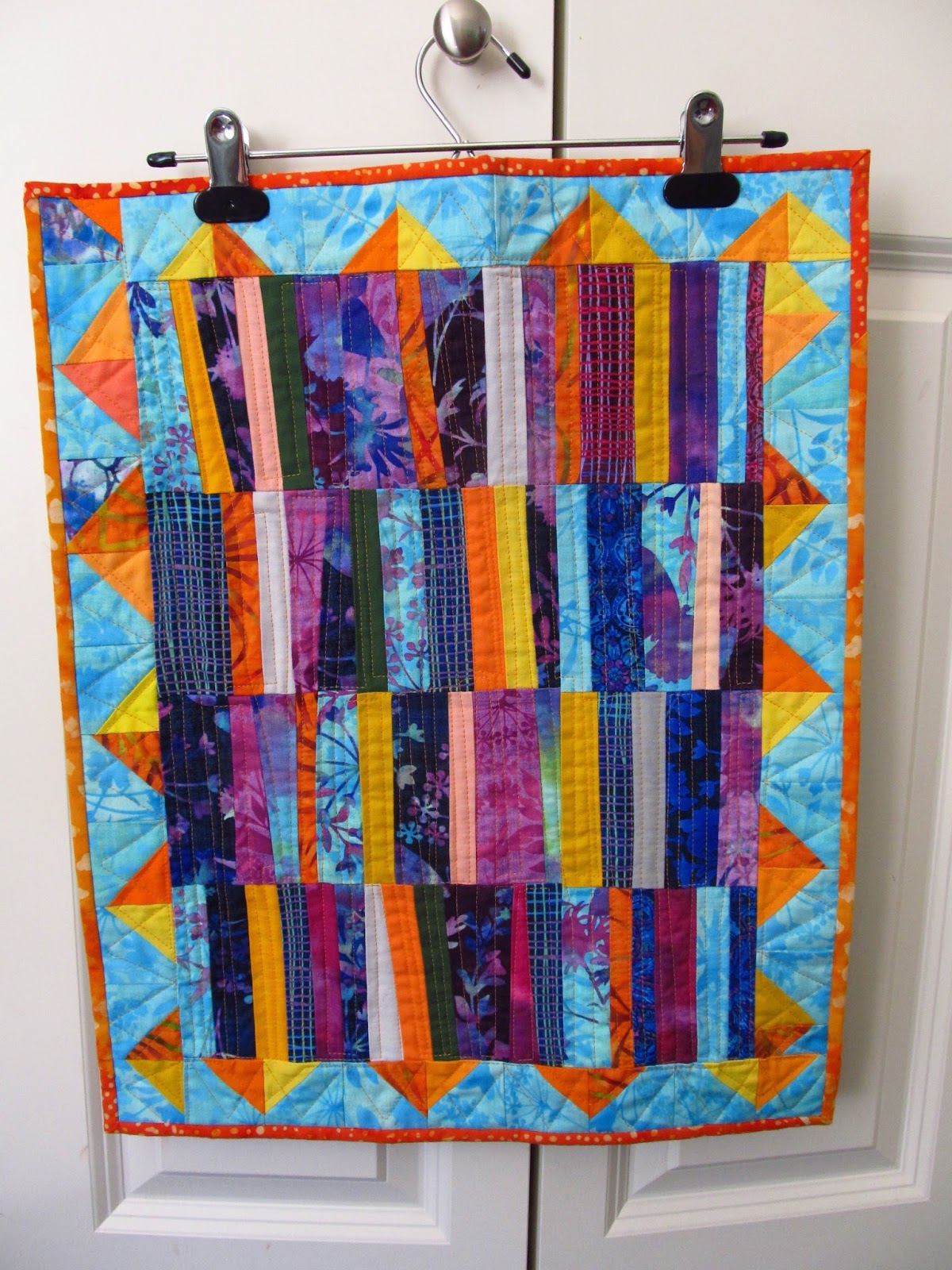 Crazy Victoriana crazy for quilts AHIQ 23 'Coins in the Sun' Finish