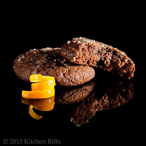 Double Orange Dark Chocolate Cookies