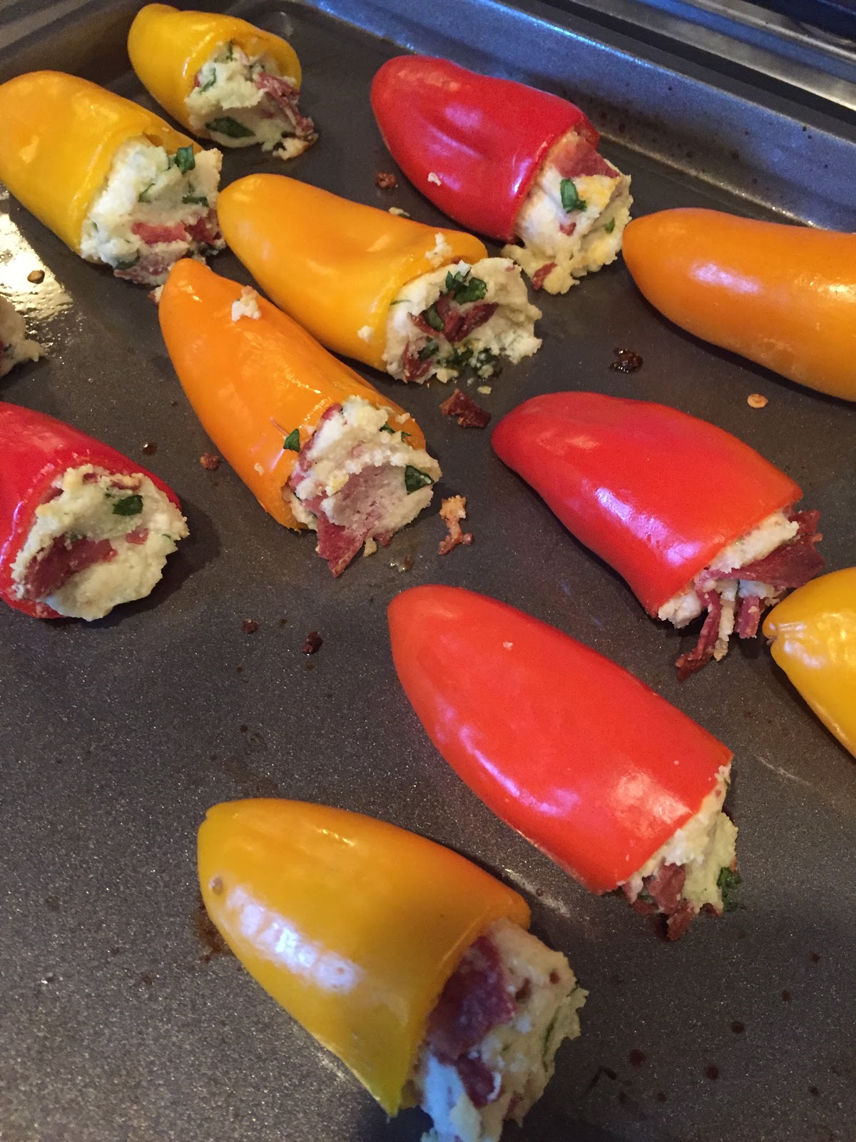 Recipe Club. {Healthy Stuffed Peppers} That Inspired Chick