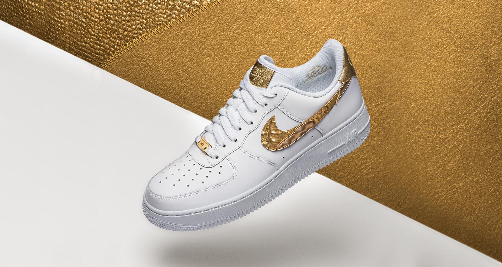 Release Tomorrow: Nike Air Force 1 CR7 'Golden Patchwork' Sneaker Revealed - Footy Headlines