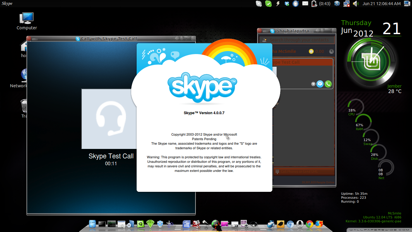 Skype ubuntu. Скайп рабочий стол. Skype на компьютер ubuntu 14. Установить. Настройка skype linux.