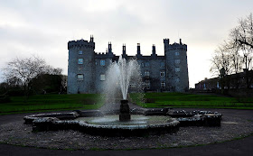 Kilkenny castle, kilkennyn linna, suihkulähde, Irlanti, linna, Kilkenny