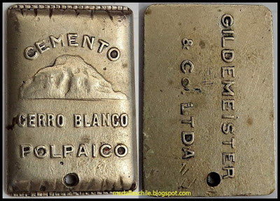 Medalla Cemento Polpaico Cerro Blanco Til Til