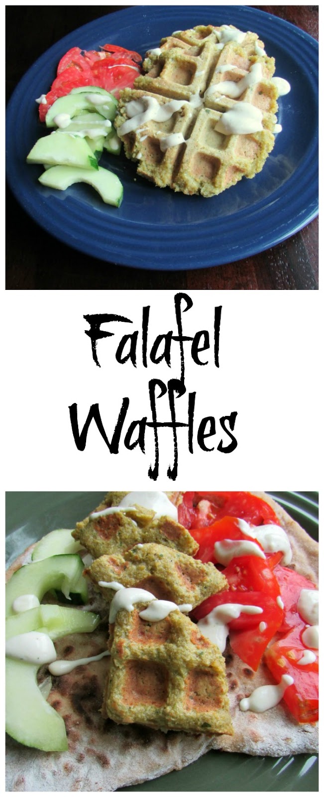 Cooking With Carlee Falafel Waffles