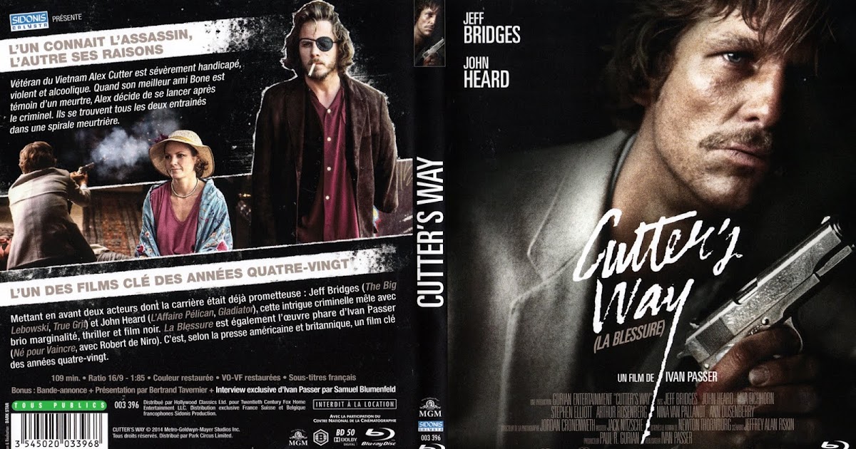 BLURAY JAQUETTES BLURAY Cutter's way