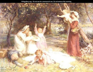 http://www.wikigallery.org/wiki/painting_289588/Frederick-Morgan/The-Family-Picnic