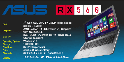 Review X550IK, Laptop ASUS AMD Untuk Gaming & Multimedia