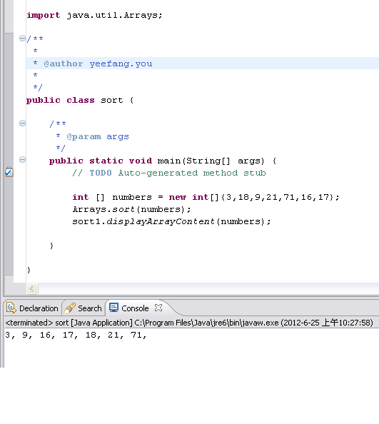 My Learning Diary: Sort number in ascending form using bubble sort method.