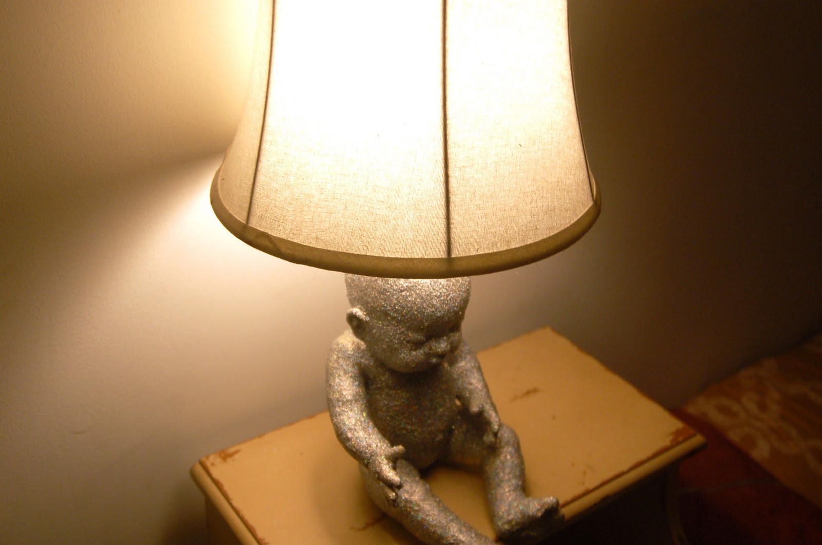 Hey! Look what I Made! BABY LAMP! BABY LAMP!