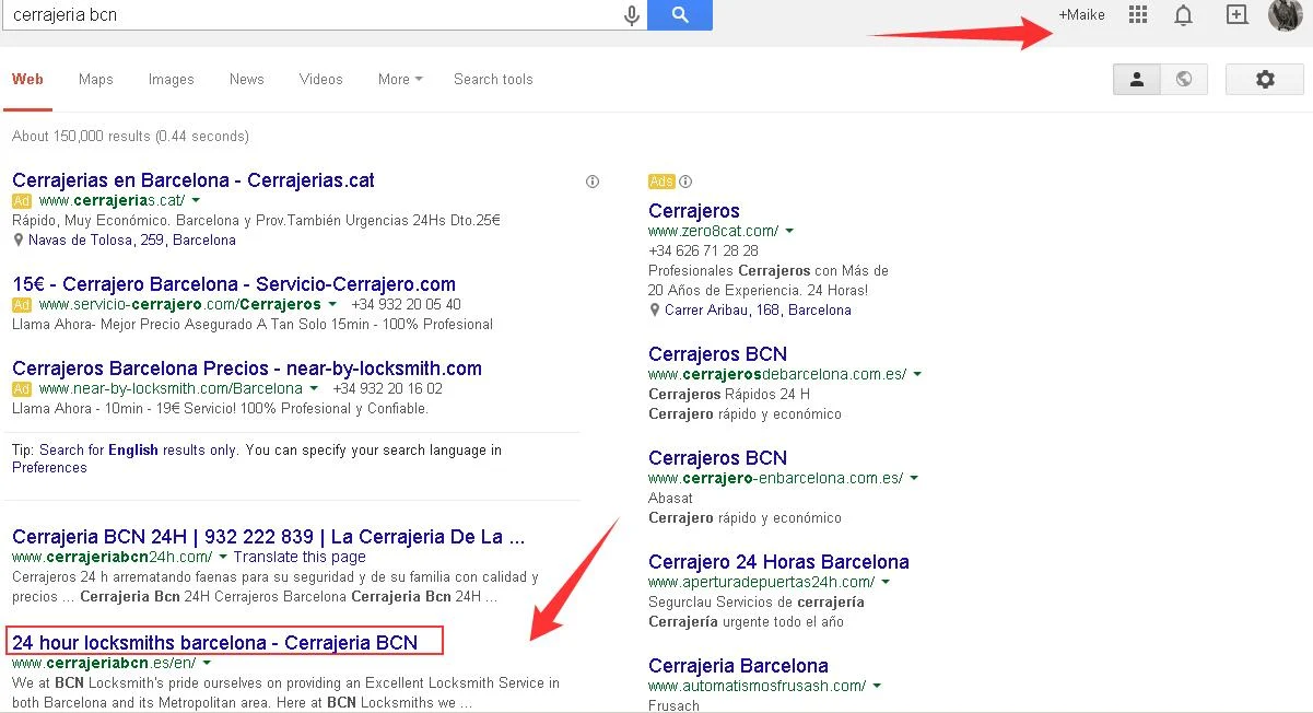 Appear in search results with Google+
