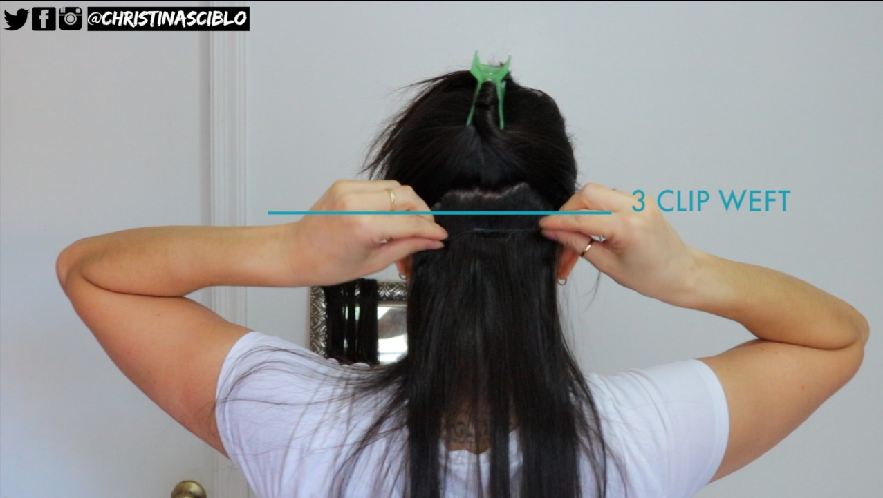 HELLO CRISST How to Clip in Your Hair Extensions Five Minute Tutorial!