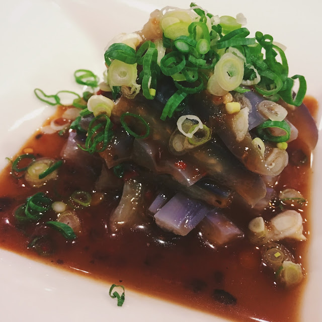 林江牛肉麵的辣味茄子