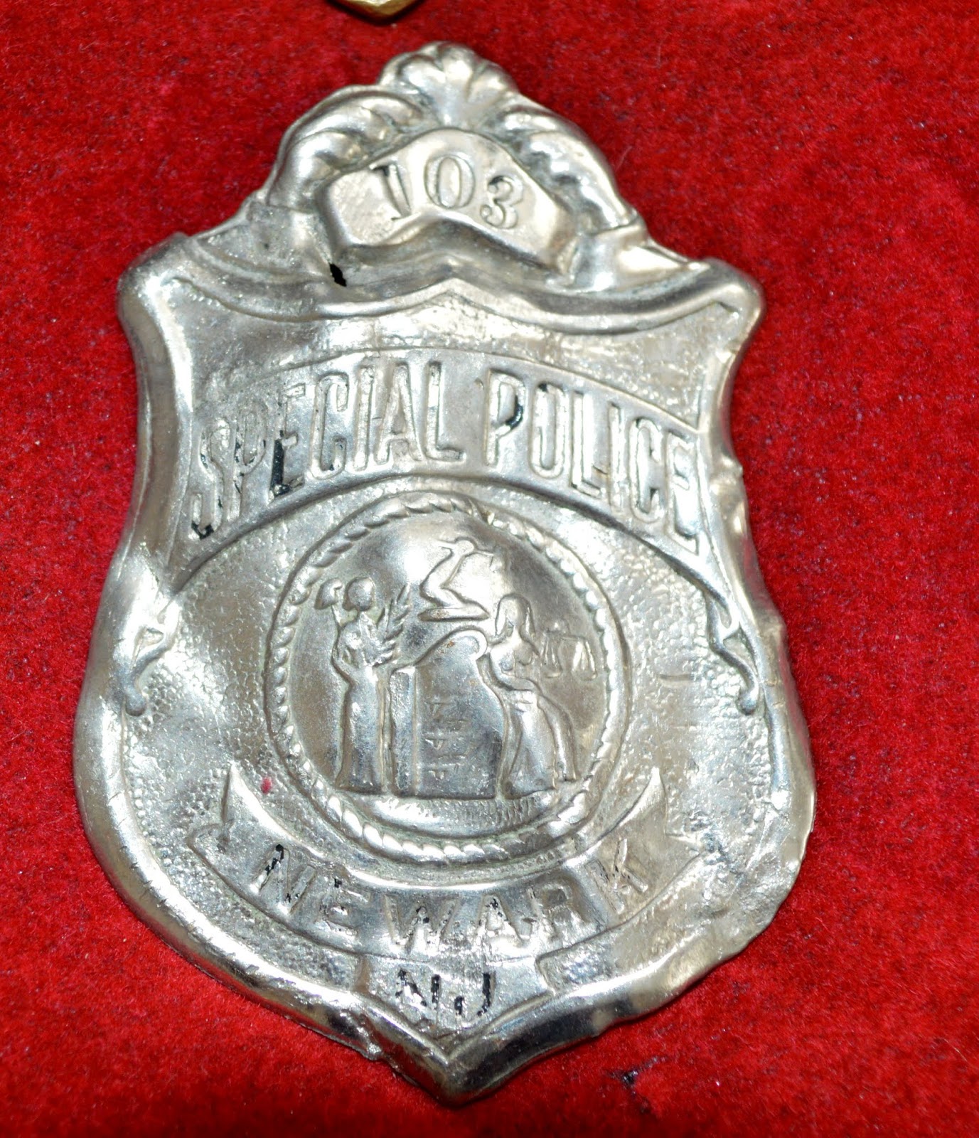 BADGE COLLECTOR NEWARK, N J