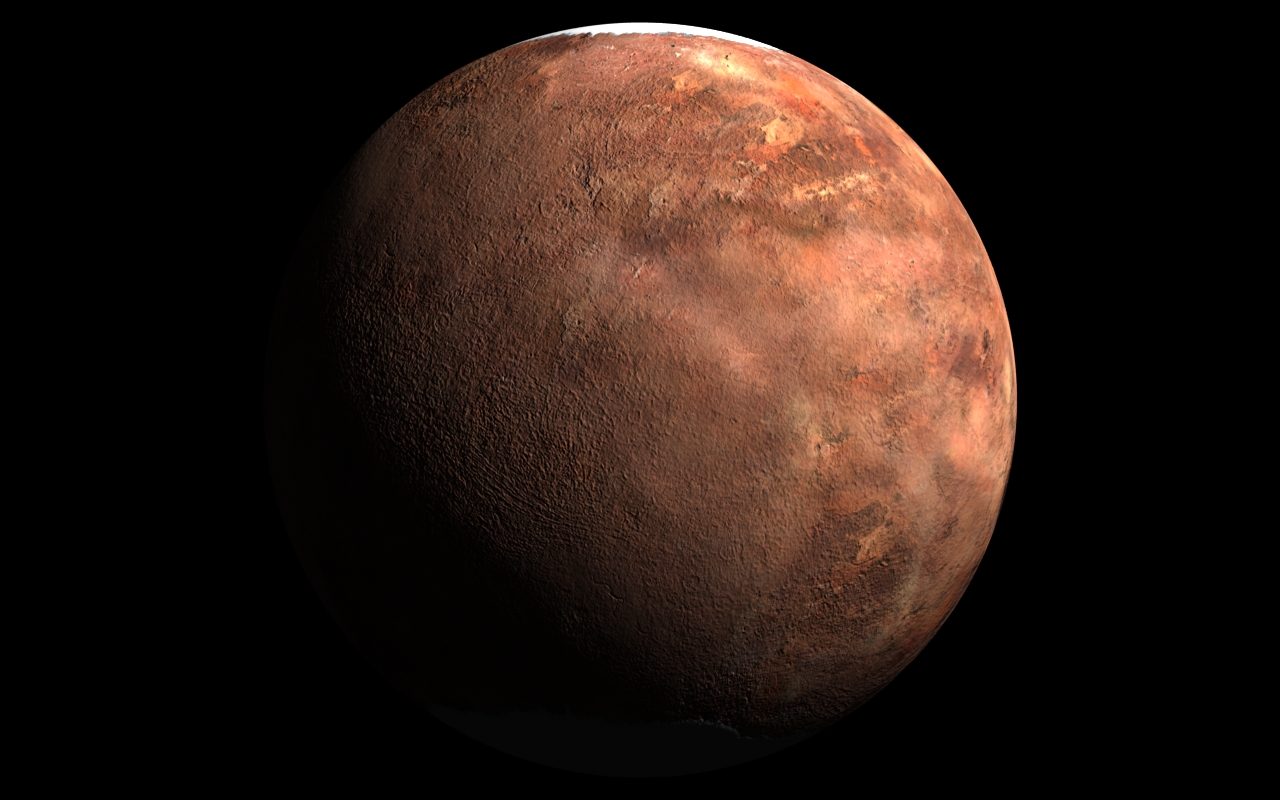 Red Cold Planet Warm And Cold Planets