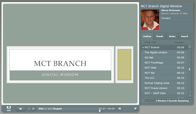 MCT Digital Window Presentation