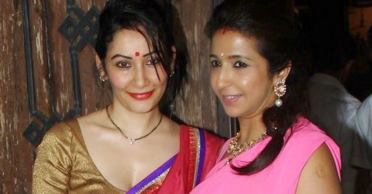 Bhabhi Manyata Dutt Karva Chauth Photo in Red Saree - 1 Pics